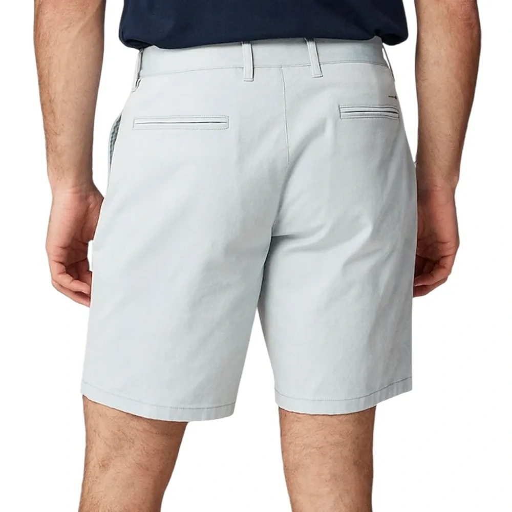 J.Crew 9” Oxford Tech Short in Green White Oxford